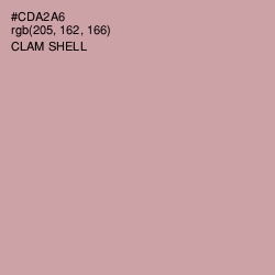 #CDA2A6 - Clam Shell Color Image